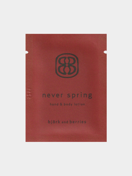 Never Spring Hand & Body Lotion Sachet